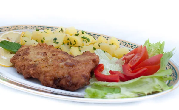 Viyana biftek sebzeli