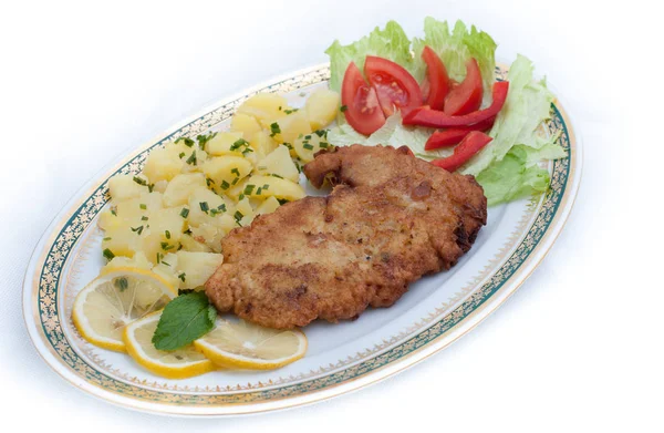 Viyana biftek sebzeli