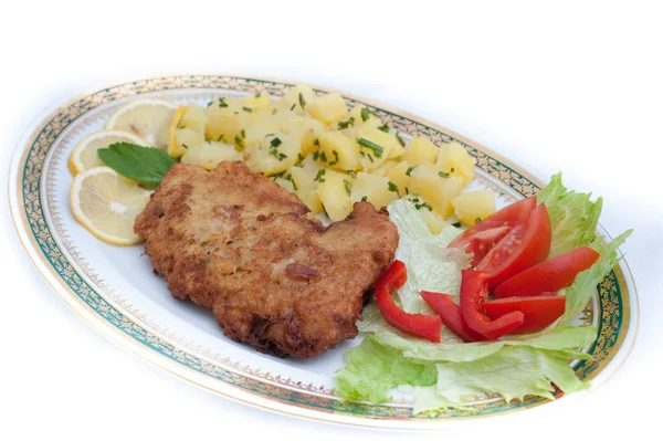 Viyana biftek sebzeli