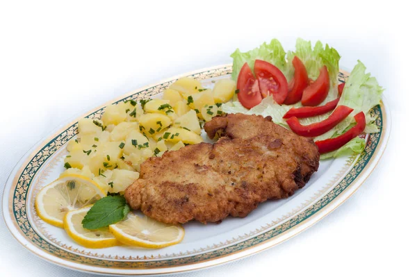 Viyana biftek sebzeli