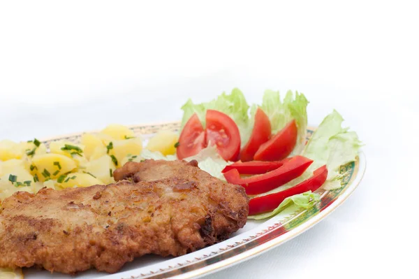 Viyana biftek sebzeli