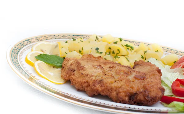 Viyana biftek sebzeli