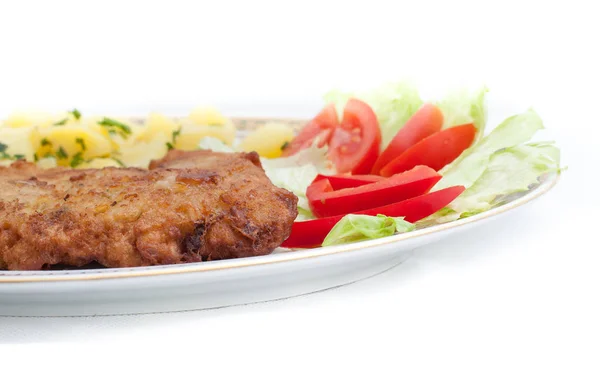 Viyana biftek sebzeli