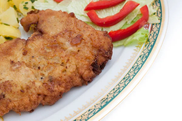 Viyana biftek sebzeli