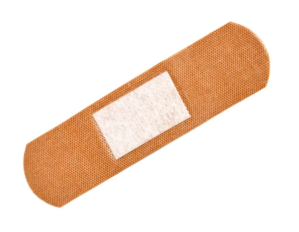 Brown Adhesive plaster isolated — Stock Photo, Image