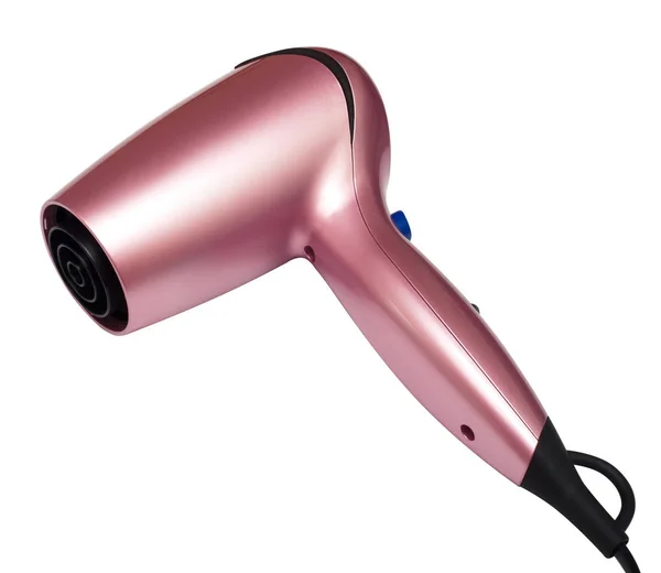 Hair dryer pink — Stock Photo, Image