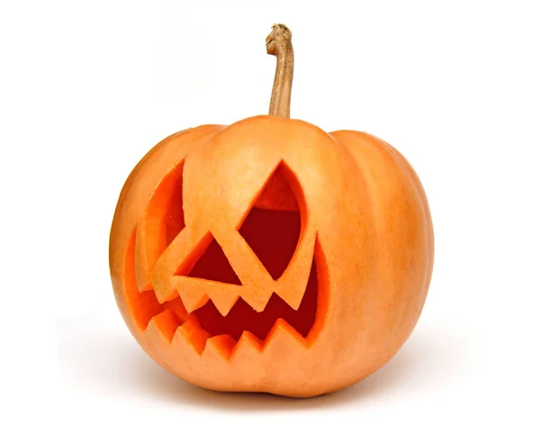 Fasansfulla Halloween pumpa — Stockfoto