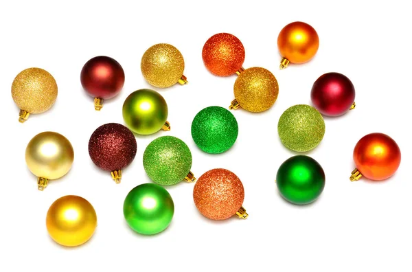 Bolas de Navidad brillantes — Foto de Stock