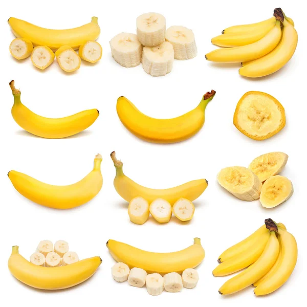 Колекція солодких стиглих бананів — стокове фото