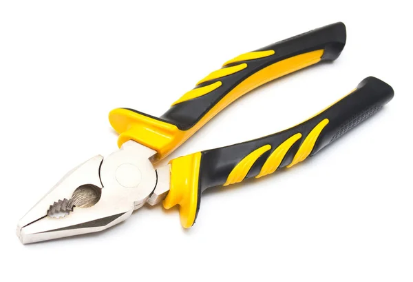 Yellow pliers tool — Stock Photo, Image