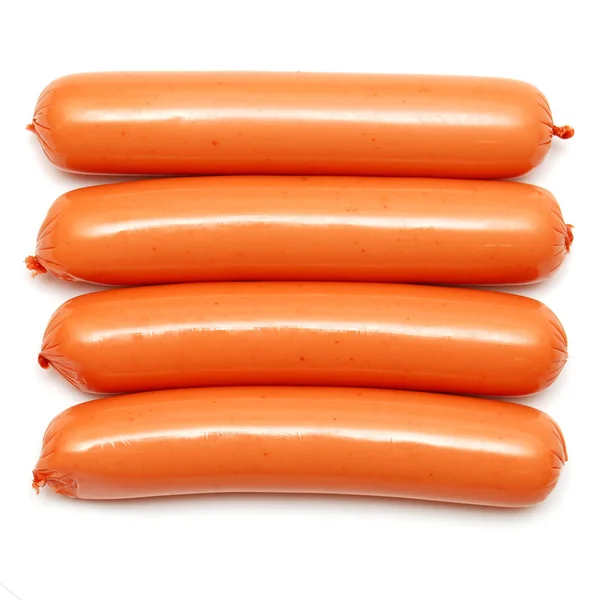 Four meat Sausages — Stock Photo, Image