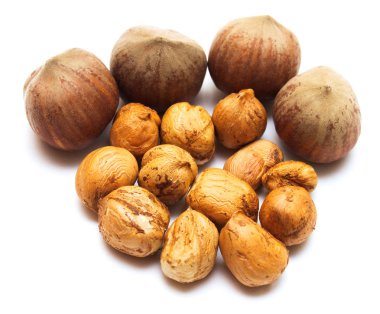 lezzetli fındık yığını 