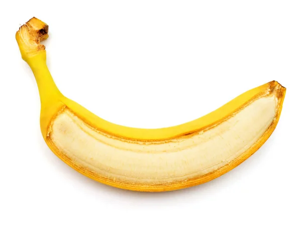 Banán bez slupky — Stock fotografie