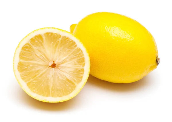 Whole lemon and half — Stock Photo, Image