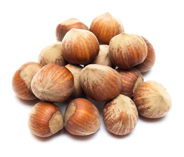 Hromadu výborné lískové ořechy — Stock fotografie