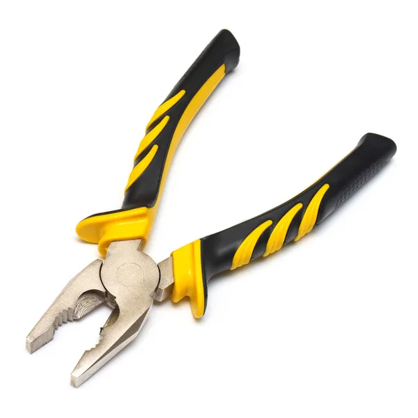 Yellow pliers tool Stock Image