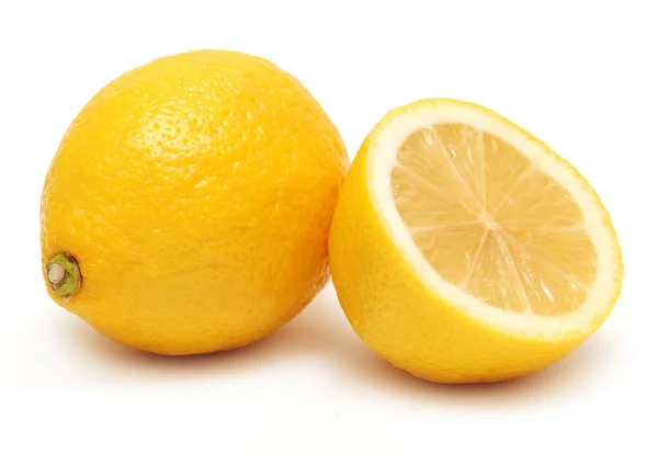 Whole lemon and half — Stock Photo, Image