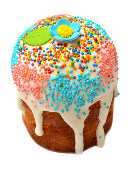 Decorated easter cake — Stock Photo, Image