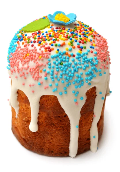 Díszített Húsvét sütemény — Stock Fotó