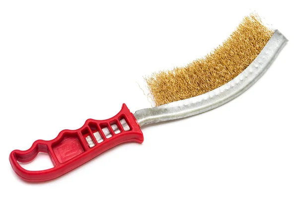 Brush for metal-care — Stock Photo, Image