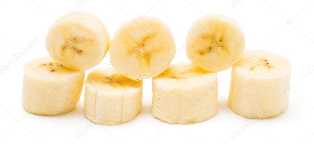 Collection of banana slices
