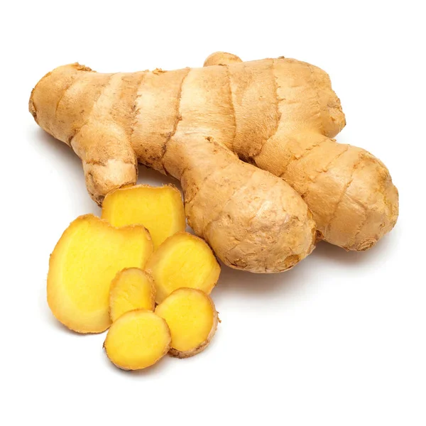 Cut ginger root — Stock Photo, Image