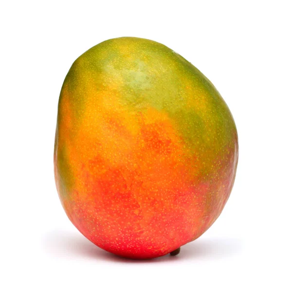 Mango geheel geïsoleerd op witte achtergrond. Prachtig veelkleurig — Stockfoto