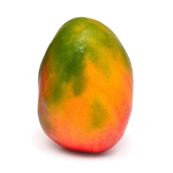 Mango whole isolated on white background. Beautiful multicolored — 스톡 사진