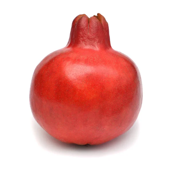 One pomegranate fruit isolated on a white background. Depth of f — Stock Photo, Image