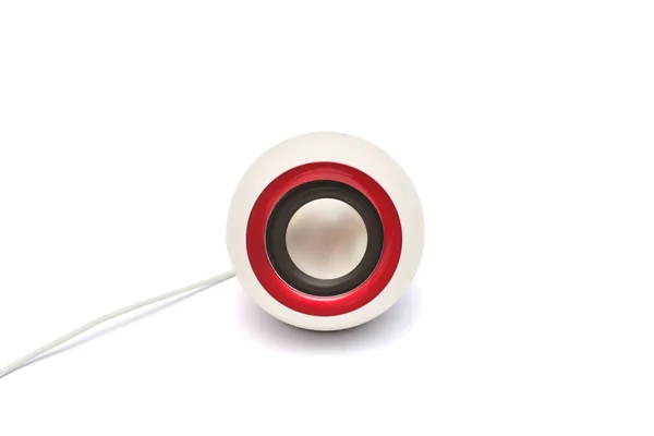 Compact music speaker isolated on white background — Stock Photo, Image