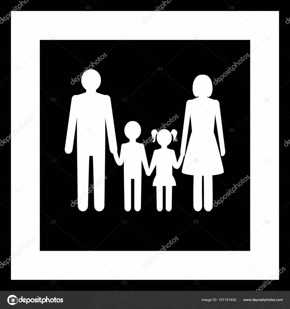 Imágenes: familia en blanco y negro | Familia en blanco y negro
