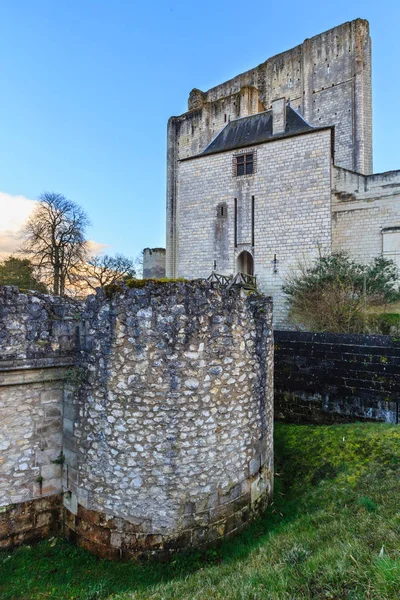 Středověké hradby Loches, Francie — Stock fotografie
