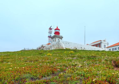 Deniz feneri Cape Roca, Portekiz.