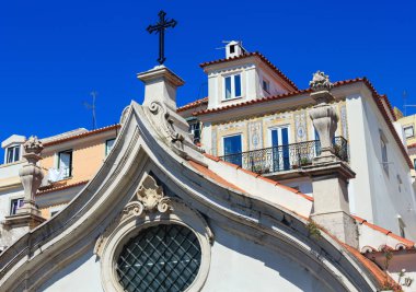 Lizbon şehir manzaralı, Portekiz.