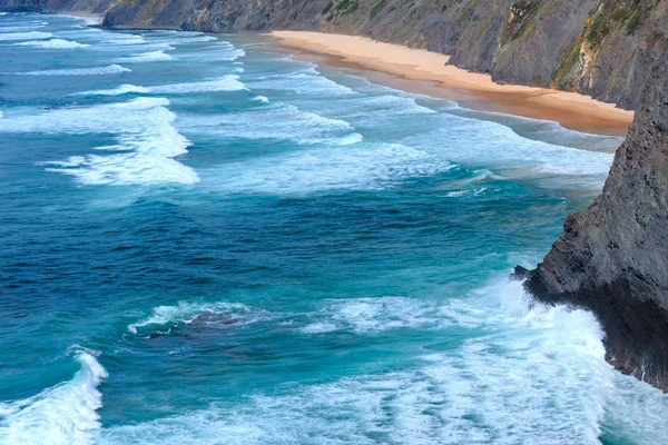 Paisaje de la costa del océano Atlántico (Algarve, Portugal) ). —  Fotos de Stock