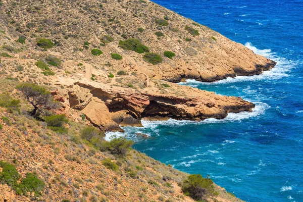 Yaz Deniz Sahil peyzaj (İspanya).