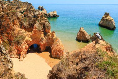 Algarve beach Dos Tres Irmaos (Portekiz)