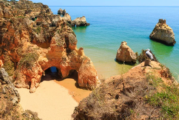 Algarve beach Dos Tres Irmaos (Portugalsko) — Stock fotografie