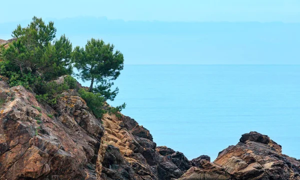 Wybrzeże Morza letnich, Costa Brava, Hiszpania. — Zdjęcie stockowe