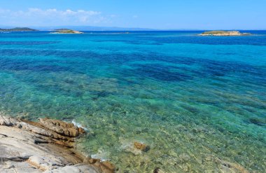 Ege Denizi Sahili (Chalkidiki, Yunanistan).