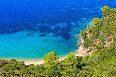 Ege Denizi Sahili (Chalkidiki, Yunanistan).