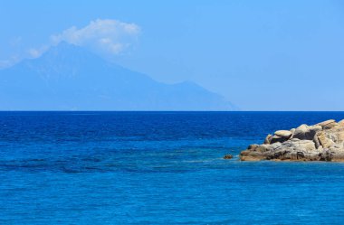 Ege Denizi Sahili (Chalkidiki, Yunanistan).
