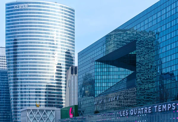 Wieżowce La Defense, Paryż, Francja. — Zdjęcie stockowe