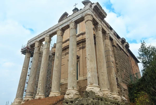 Rzymskie forum w Rzymie, Włochy. — Zdjęcie stockowe