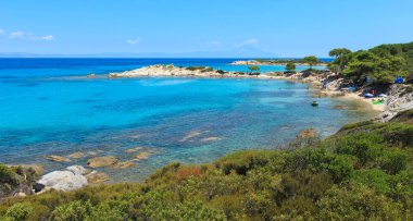 Ege Denizi Sahili (Chalkidiki, Yunanistan).