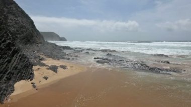 Castelejo beach (Algarve, Portekiz).