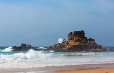 Cordoama beach (Algarve, Portekiz). 