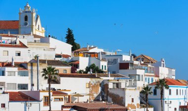 Ferragudo fishing village, Algarve, Portugal.