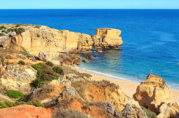 Atlantic rocky coast view (Algarve, Portugal). — Stock Photo, Image