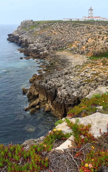 Fyren vid Cape Carvoeiro (Peniche, Portugal). — Stockfoto